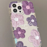 Purple Floral Phone Case